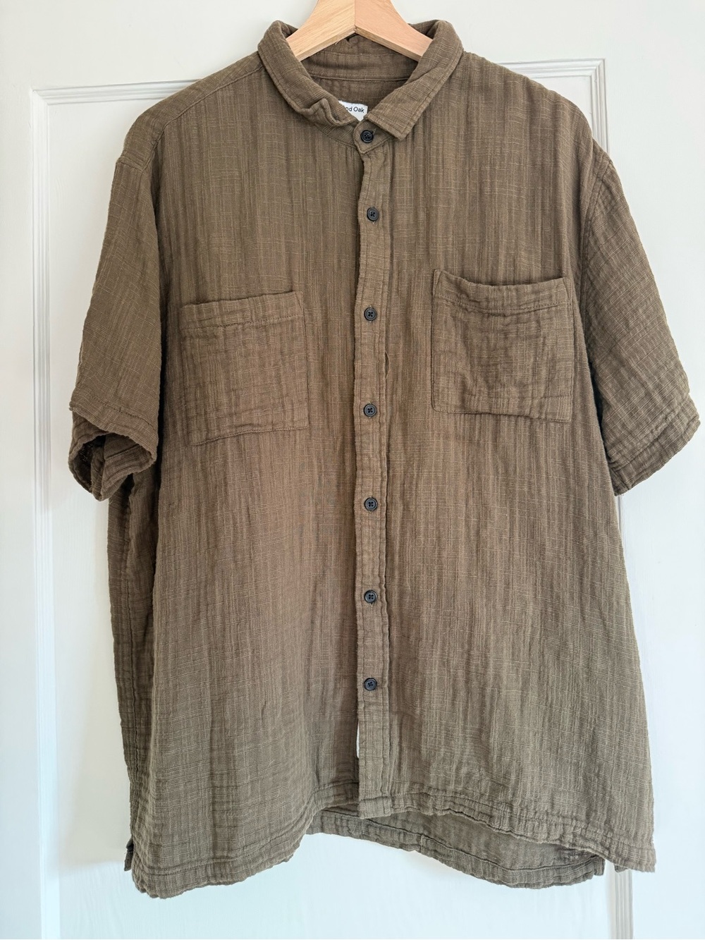 Frank And Oak Organic Cotton Button-Up Shirt | Men’s XL